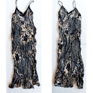 Floral Patchwork Slip Dress Romantic Fairy Ethereal y2k size 10 Newport News